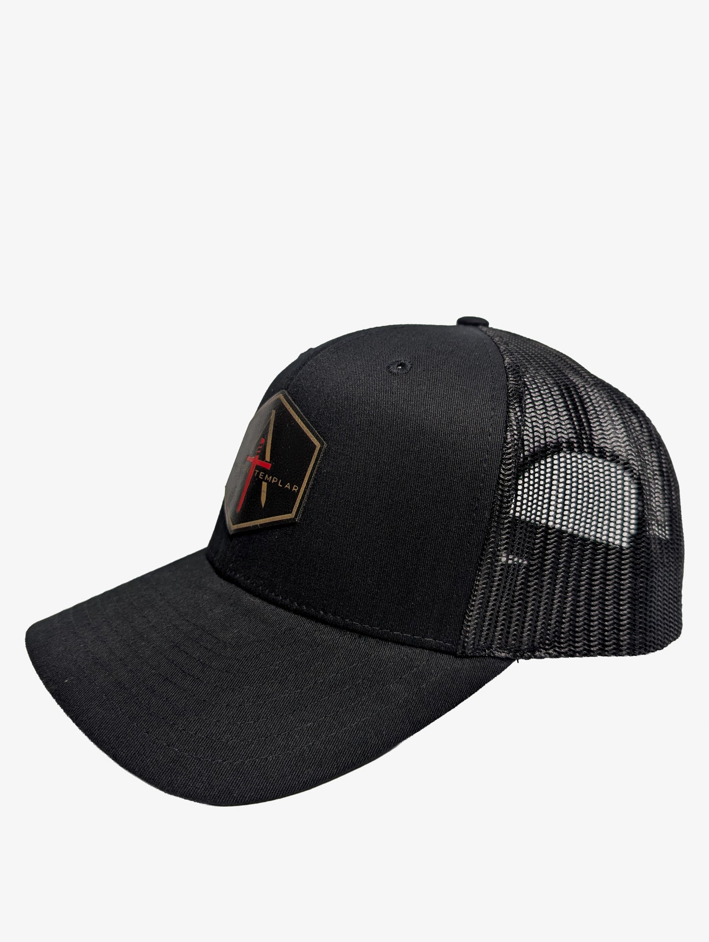 112 with  leather American Templar Patch